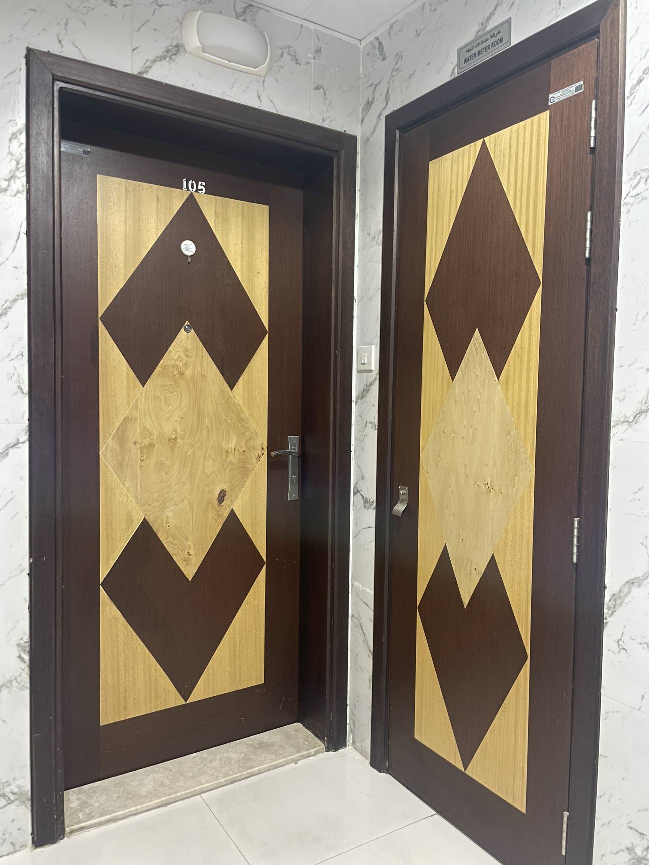Diamond Marquetry Doors